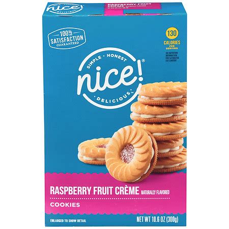 nice cookies walgreens|walgreens raspberry cream cookies.